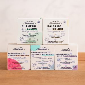 Kit sapone solido naturale per doccia
